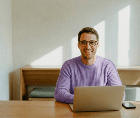 Text-Kontrast-Checker-Oberfläche mit Bestanden-Status