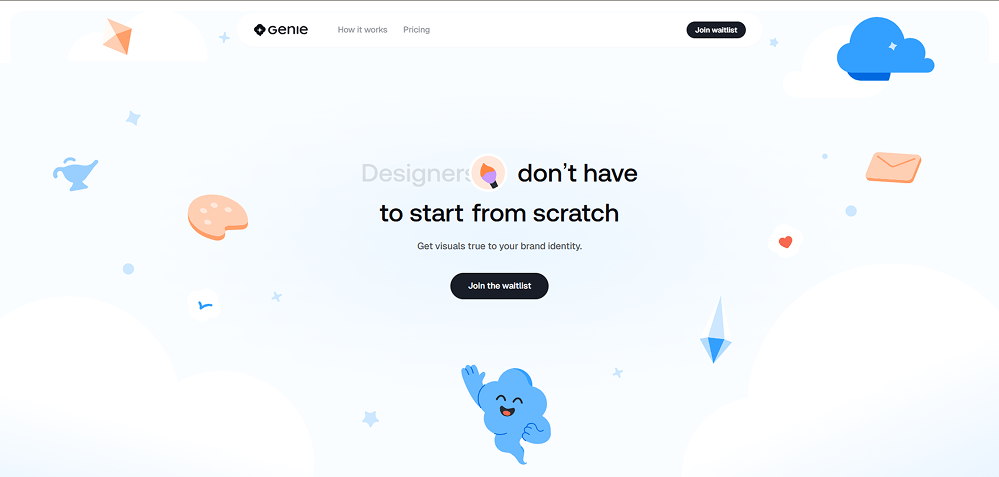 Example of a desktop website interface displayed in full view