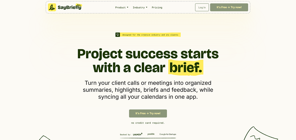 Example of a desktop website interface displayed in full view