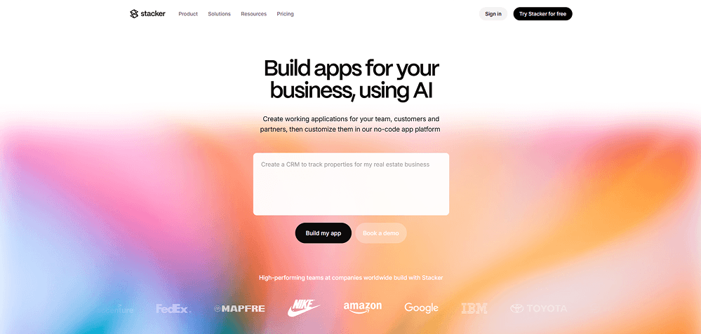 Example of a desktop website interface displayed in full view