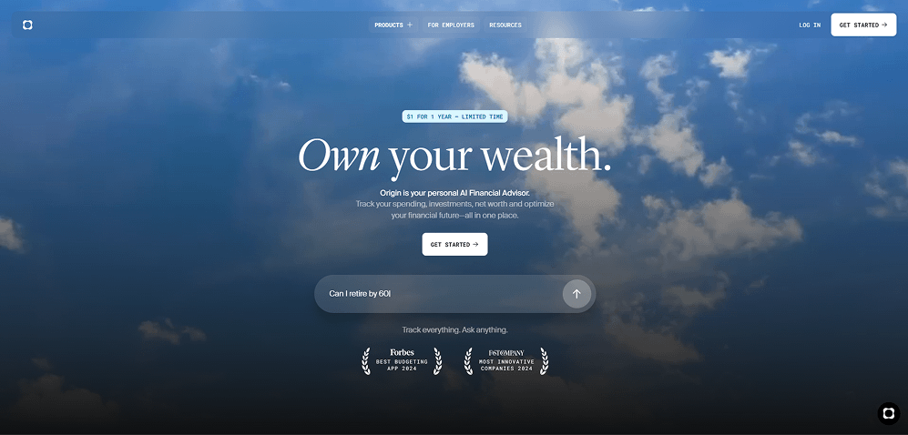 Example of a desktop website interface displayed in full view