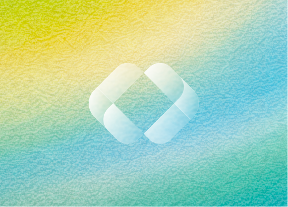 tabnav logo on linear color background