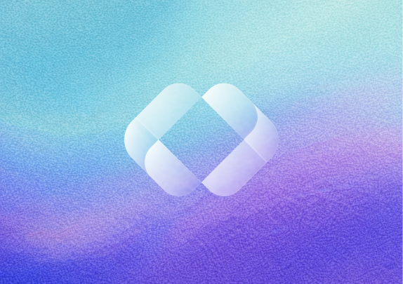 tabnav logo on linear color background