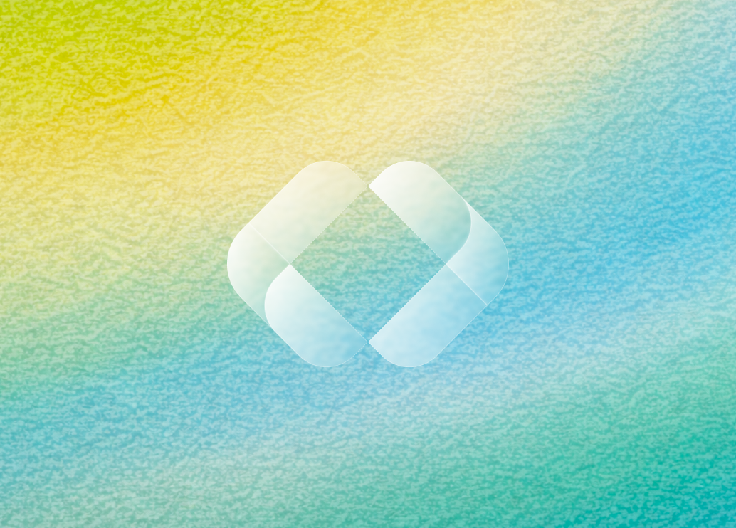 tabnav logo on linear color background