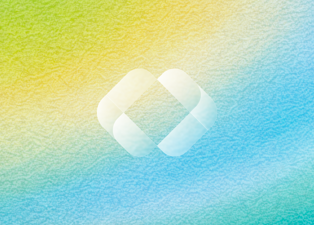 tabnav logo on linear color background