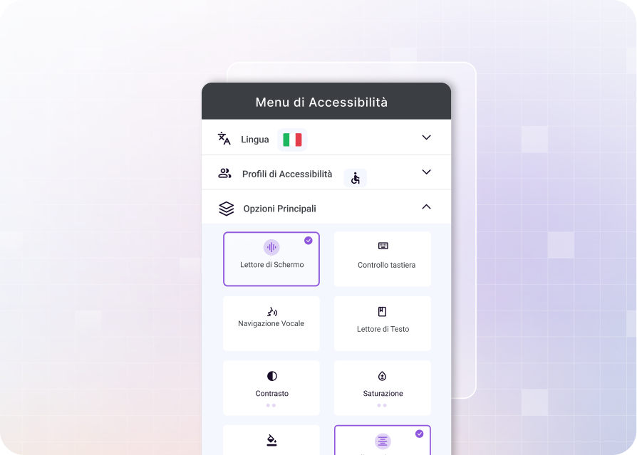 Anteprima del widget