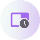 Ikon för schemalagda skanningar